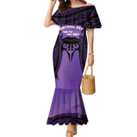 Personalised New Zealand Suffrage Day Mermaid Dress Maori Tattoo Galaxy Vibe - Polynesian Pride