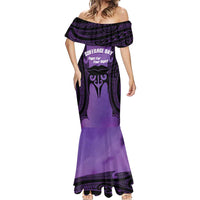 Personalised New Zealand Suffrage Day Mermaid Dress Maori Tattoo Galaxy Vibe - Polynesian Pride