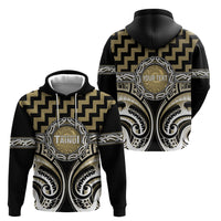 Aotearoa Waikato Tainui Personalised Hoodie Maori Iwi Poutama Puhoro Tattoo