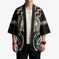 Aotearoa Waikato Tainui Personalised Kimono Maori Iwi Poutama Puhoro Tattoo LT14 - Polynesian Pride