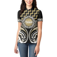 Aotearoa Waikato Tainui Personalised Women Polo Shirt Maori Iwi Poutama Puhoro Tattoo LT14 - Polynesian Pride
