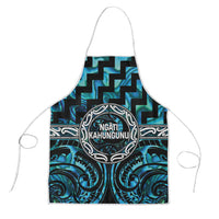 Aotearoa Ngati Kahungunu Apron Maori Iwi Poutama Puhoro Tattoo LT14 Turquoise - Polynesian Pride