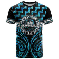 Aotearoa Ngati Kahungunu Personalised T Shirt Maori Iwi Poutama Puhoro Tattoo