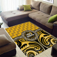 Aotearoa Ngati Whatua Area Rug Maori Iwi Poutama Puhoro Tattoo LT14 - Polynesian Pride