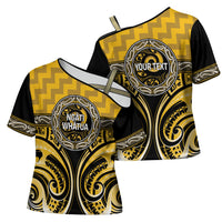 Aotearoa Ngati Whatua Personalised Cross Shoulder Shirt Maori Iwi Poutama Puhoro Tattoo LT14 - Polynesian Pride