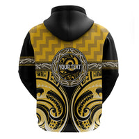 Aotearoa Ngati Whatua Personalised Hoodie Maori Iwi Poutama Puhoro Tattoo