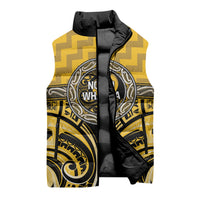 Aotearoa Ngati Whatua Personalised Sleeveless Puffer Jacket Maori Iwi Poutama Puhoro Tattoo LT14 - Polynesian Pride