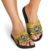Aotearoa Ngati Whatua Slide Sandals Maori Iwi Poutama Puhoro Tattoo LT14 - Polynesian Pride
