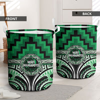 Aotearoa Ngati Maniapoto Laundry Basket Maori Iwi Poutama Puhoro Tattoo LT14 - Polynesian Pride