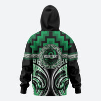 Aotearoa Ngati Maniapoto Personalised Hoodie Maori Iwi Poutama Puhoro Tattoo