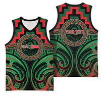 Aotearoa Ngai Tuhoe Personalised Basketball Jersey Maori Iwi Poutama Puhoro Tattoo LT14 - Polynesian Pride