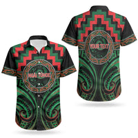 Aotearoa Ngai Tuhoe Personalised Couples Matching Tank Maxi Dress and Hawaiian Shirt Maori Iwi Poutama Puhoro Tattoo LT14 - Polynesian Pride
