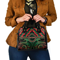 Aotearoa Ngai Tuhoe Shoulder Handbag Maori Iwi Poutama Puhoro Tattoo LT14 - Polynesian Pride
