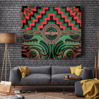Aotearoa Ngai Tuhoe Tapestry Maori Iwi Poutama Puhoro Tattoo LT14 Green - Polynesian Pride