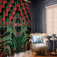 Aotearoa Ngai Tuhoe Window Curtain Maori Iwi Poutama Puhoro Tattoo LT14 - Polynesian Pride