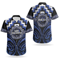 Aotearoa Ngati Tuwharetoa Personalised Couples Matching Summer Maxi Dress and Hawaiian Shirt Maori Iwi Poutama Puhoro Tattoo LT14 - Polynesian Pride