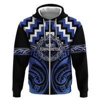 Aotearoa Ngati Tuwharetoa Personalised Hoodie Maori Iwi Poutama Puhoro Tattoo
