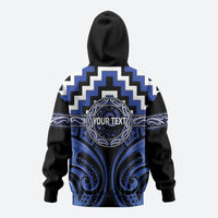 Aotearoa Ngati Tuwharetoa Personalised Hoodie Maori Iwi Poutama Puhoro Tattoo