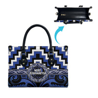 Aotearoa Ngati Tuwharetoa Leather Bag Maori Iwi Poutama Puhoro Tattoo LT14 - Polynesian Pride