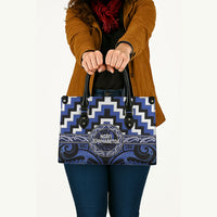 Aotearoa Ngati Tuwharetoa Leather Bag Maori Iwi Poutama Puhoro Tattoo LT14 - Polynesian Pride