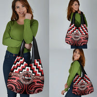 Aotearoa Te Arawa Grocery Bag Maori Iwi Poutama Puhoro Tattoo LT14 - Polynesian Pride