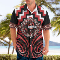 Aotearoa Te Arawa Personalised Hawaiian Shirt Maori Iwi Poutama Puhoro Tattoo LT14 - Polynesian Pride