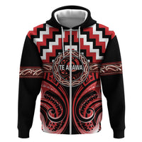 Aotearoa Te Arawa Personalised Hoodie Maori Iwi Poutama Puhoro Tattoo