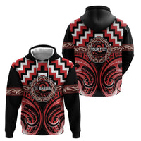 Aotearoa Te Arawa Personalised Hoodie Maori Iwi Poutama Puhoro Tattoo