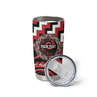 Aotearoa Te Arawa Personalised Tumbler Cup Maori Iwi Poutama Puhoro Tattoo LT14 - Polynesian Pride