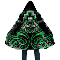Aotearoa Ngai Tahu Personalised Cloak Maori Iwi Poutama Puhoro Tattoo LT14 Unisex Green - Polynesian Pride