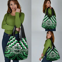Aotearoa Ngai Tahu Grocery Bag Maori Iwi Poutama Puhoro Tattoo LT14 - Polynesian Pride