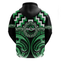 Aotearoa Ngai Tahu Personalised Hoodie Maori Iwi Poutama Puhoro Tattoo