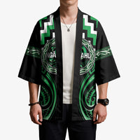 Aotearoa Ngai Tahu Personalised Kimono Maori Iwi Poutama Puhoro Tattoo LT14 - Polynesian Pride