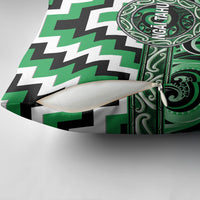 Aotearoa Ngai Tahu Pillow Cover Maori Iwi Poutama Puhoro Tattoo LT14 - Polynesian Pride