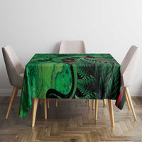 New Zealand Gecko Christmas Tablecloth Meri Kirihimete Paua Shell Mix Pohutukawa