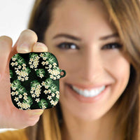 Green Tropical Hawaii AirPods Case Seamless Monstera Plumeria Hawaiian Pattern LT14 - Polynesian Pride