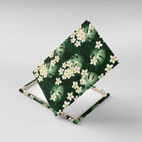 Green Tropical Hawaii Canvas Wall Art Seamless Monstera Plumeria Hawaiian Pattern - Polynesian Pride