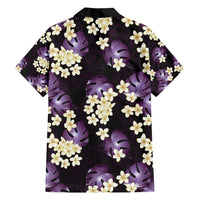 Purple Tropical Hawaii Family Matching Puletasi and Hawaiian Shirt Seamless Monstera Plumeria Hawaiian Pattern - Polynesian Pride