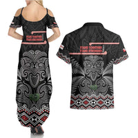 Aotearoa Toitu Te Tiriti Couples Matching Summer Maxi Dress and Hawaiian Shirt Stand Together! Stand Stronger! - NZ Tiki