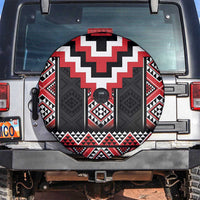 Red Taniko Aotearoa Spare Tire Cover Niho Taniwha Mix Poutama LT14