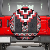Red Taniko Aotearoa Spare Tire Cover Niho Taniwha Mix Poutama LT14
