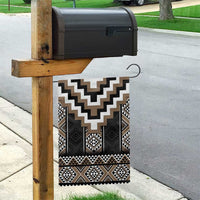 Brown Taniko Aotearoa Garden Flag Niho Taniwha Mix Poutama LT14