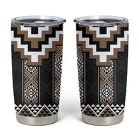 Brown Taniko Aotearoa Tumbler Cup Niho Taniwha Mix Poutama LT14