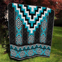 Turquoise Taniko Pattern Aotearoa Quilt Niho Taniwha Mix Poutama