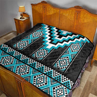 Turquoise Taniko Pattern Aotearoa Quilt Niho Taniwha Mix Poutama