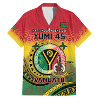 Personalised Vanuatu Family Matching Mermaid Dress and Hawaiian Shirt Yumi 45th Hapi Independens Dei - Reggae Version LT14