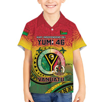 Personalised Vanuatu Hawaiian Shirt Yumi 46th Hapi Independens Dei - Reggae Version LT14 - Polynesian Pride