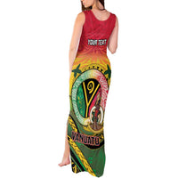Personalised Vanuatu Tank Maxi Dress Yumi 45th Hapi Independens Dei - Reggae Version LT14