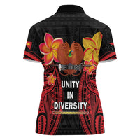 Papua New Guinea Independence Day Women Polo Shirt PNG Since 1975 LT14