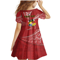 Personalised Tonga Independence Day Family Matching Mermaid Dress and Hawaiian Shirt Happy 54th Independence Anniversary Ngatu Pattern